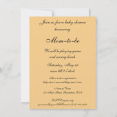  Schattige Baby Fles Puppy Hond, Baby shower Kaart (Achterkant)