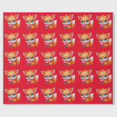 Schattige Baby Fox Cadeaupapier (Vlak)