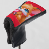 Schattige Baby Fox Golfheadcover (3/4 voorkant)