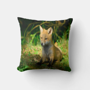 Schattige Baby Fox Kussen