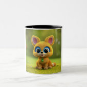 schattige Baby Fox Meadow Mok (Center)