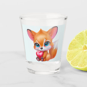 Schattige Baby Fox Shot Glas