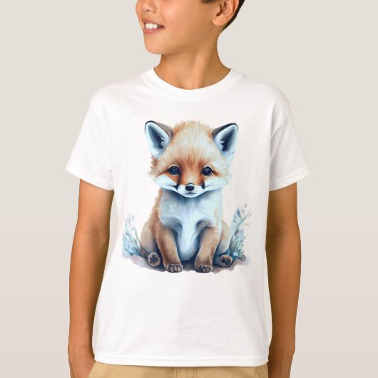 Schattige Baby Fox T-shirt (Voorkant)