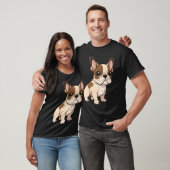 Schattige baby Franse buldog T-shirt (Unisex)