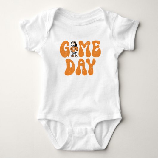 Schattige Baby Game Day Football Romper (Voorkant)