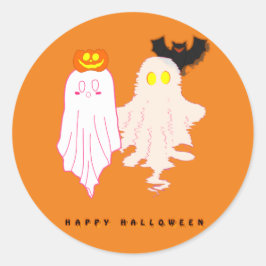 Schattige Baby Geesten Halloween Sticker