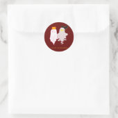 Schattige Baby Geesten Halloween Sticker (Tas)