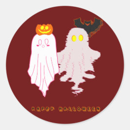 Schattige Baby Geesten Halloween Sticker