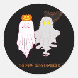 Schattige Baby Geesten Halloween Sticker