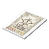 Schattige Baby Geiten  briefpapier Notitieblok (Linkerzijde)