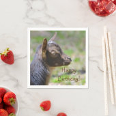 Schattige Baby-geitenverjaardag Servet (Insitu)