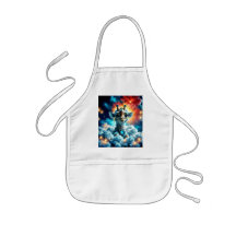 Schattige Baby Giraffe Head in Clouds