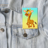 Schattige baby-giraffe lachende cartoon-35280 button (Insitu)
