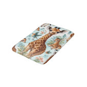 Schattige Baby Giraffe Patroon Badmat (Gekanteld)