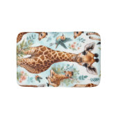 Schattige Baby Giraffe Patroon Badmat (Voorkant)