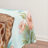  Schattige Baby Giraffe Patroon Tafelkleed (Voorbeeld)