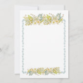 Schattige Baby Giraffe Portret Baby shower Kaart (Achterkant)