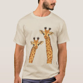 Schattige baby-giraffe t-shirt (Voorkant)