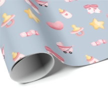 Schattige Baby Girl Gift Wrap