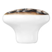 Schattige Baby Goats in de regen Keramische Knop (Zijkant)