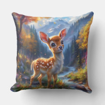 Schattige Baby herten in een betoverd bos