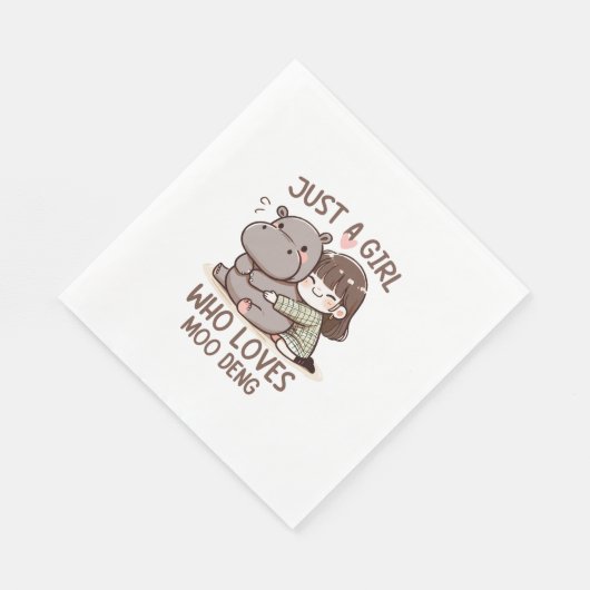 Schattige Baby Hippo, gewoon een meisje dat van Mo Servet (Hoek)