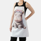 Schattige Baby Hippopotamus Schort (Insitu)