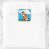 Schattige Baby Horse bruine Pony Stickers (Tas)
