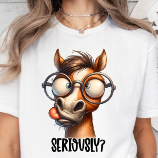 Schattige Baby Horse, Funny Sarcasm Quote T-shirt