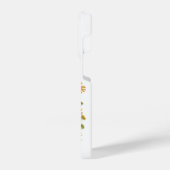 Schattige Baby in wilde bloemen iPhone Hoesje (Linkerkant)