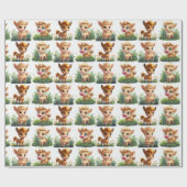 Schattige Baby-inpakpapier Cadeaupapier (Vlak)