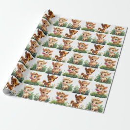 Schattige Baby-inpakpapier Cadeaupapier