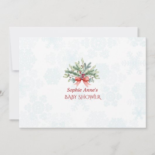 Schattige baby is het koud buiten babyfeestje kaart (Achterkant)