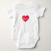 Schattige Baby Jersey Bodysuits voor ultiem comfor (Achterkant)