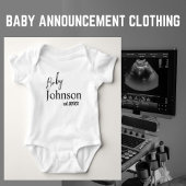 Schattige Baby Johnson Persoonlijk Opgericht 20XX  Romper