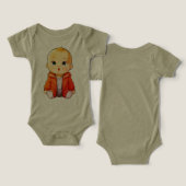 Schattige Baby-jurk - zacht, stijlvol en perfect (Ontwerp Voorkant & Achterkant)