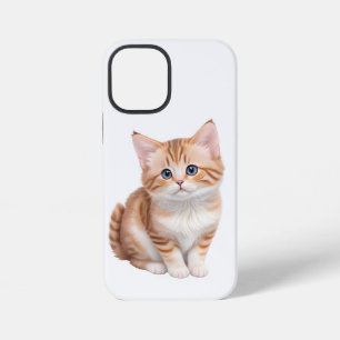 Schattige Baby Kitten Schattige iPhone 12 Mini Hoesje