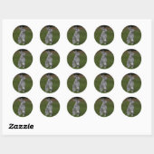 Schattige Baby Konijn Sticker (Vel)