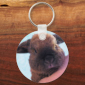 Schattige Baby-konijnenSleutelhanger Sleutelhanger (Voorkant)