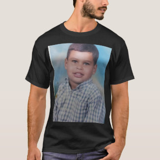 Schattige baby lacht natuurlijke foto kids ontwerp t-shirt