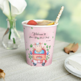 Schattige Baby Lamb Baby shower Papieren Bekers