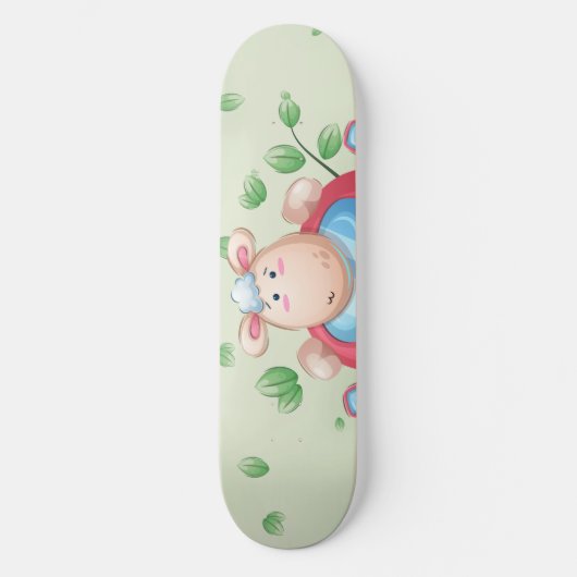 Schattige Baby Lamb Skateboard (Voorkant)