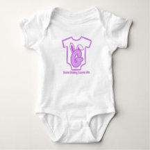 Schattige baby letter G met konijnenoren - Mijn kl