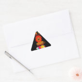 Schattige Baby Lion Art Design Motief Sticker (Envelop)
