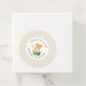 Schattige Baby Lion Oerwoud Regen Dank je wel Verj Bedankjes Labels (In situ)