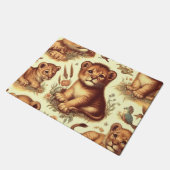  Schattige Baby Lion Pattern Deurmat (Schuin)