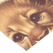 Schattige Baby Lion Pattern Tafelkleed (Gekanteld)