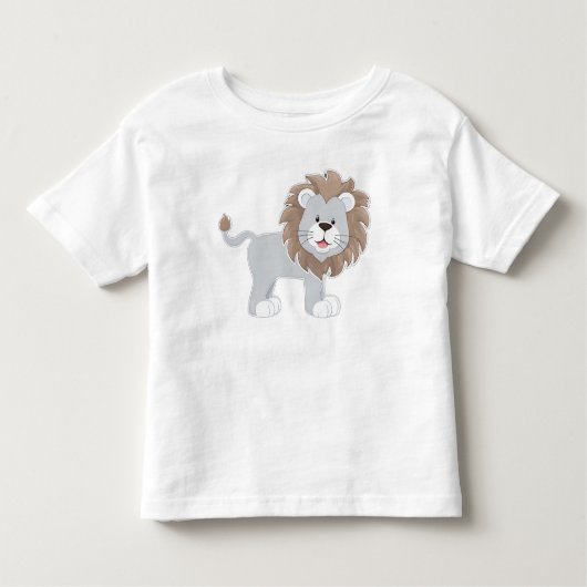 Schattige Baby Lion Peuter Tshirt (Voorkant)