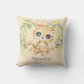 Schattige baby luipaard Cute jungle dier Kussen (Voorkant)