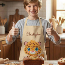 Schattige baby luipaard safari dier kinderen
